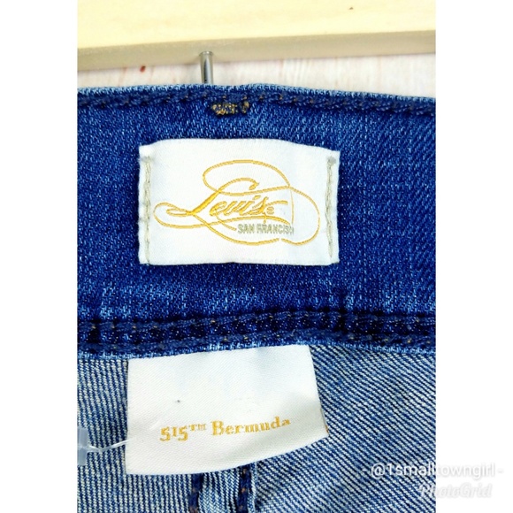 Vintage Levis 515 bermuda jean shorts 12 - Picture 6 of 8